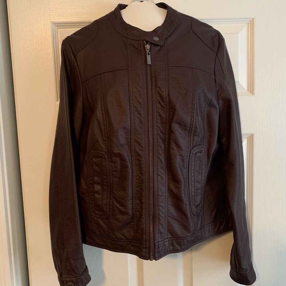 Faux Leather Jacket